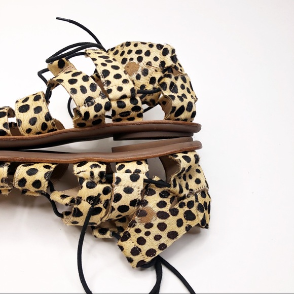 Loeffler Randall Skye Gladiator Haircalf Sandals - Picture 6 of 8